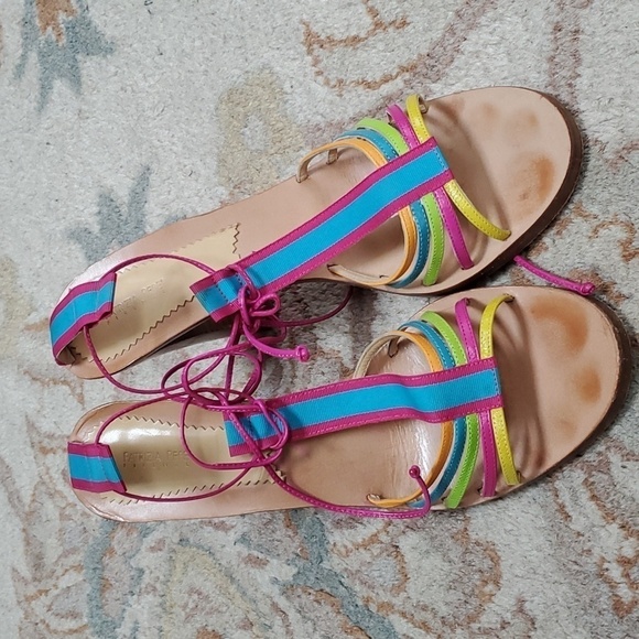 Patrizia Pepe Firenze lace up heeled sandals - Picture 1 of 8